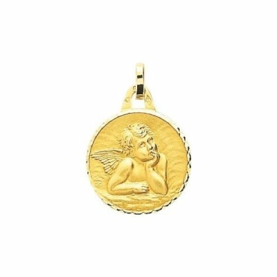 Médaille ange en or jaune