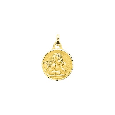 Médaille ange en or jaune