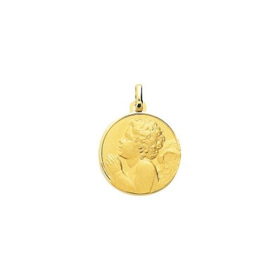 Médaille Ange en or jaune