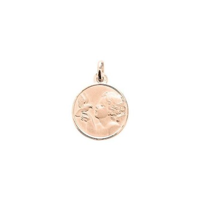 Médaille Ange en or rose