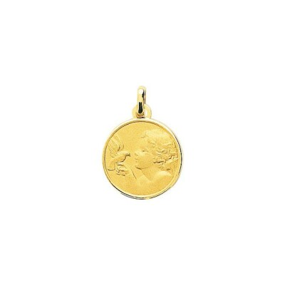 Médaille ange en or jaune