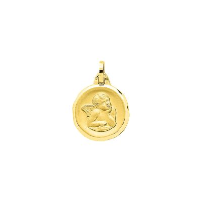 Médaille ange en or jaune