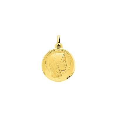 Médaille Vierge en or jaune
