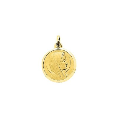 Médaille Vierge en or jaune