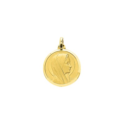 Médaille Vierge en or jaune