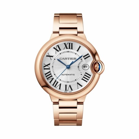 Ballon Bleu de Cartier watch, 40mm, automatic movement, rose gold