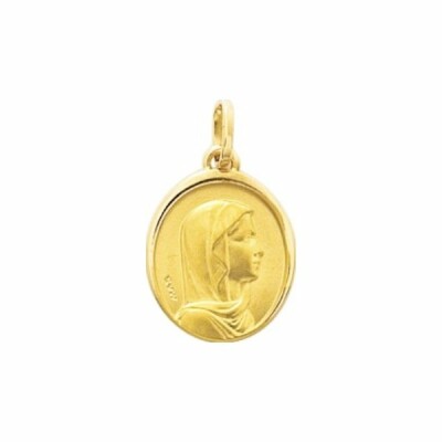 Médaille Vierge en or jaune