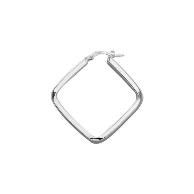 Boucles d'oreilles créoles en argent