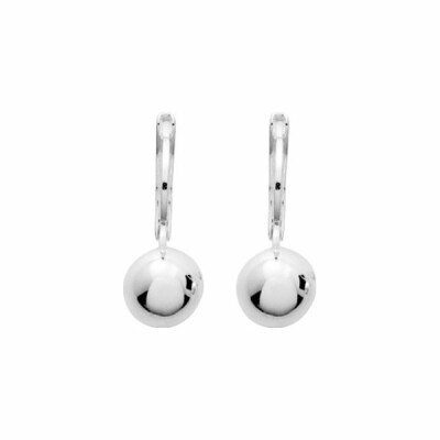 Boucles d'oreilles dormeuses en argent
