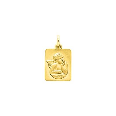 Médaille ange en or jaune