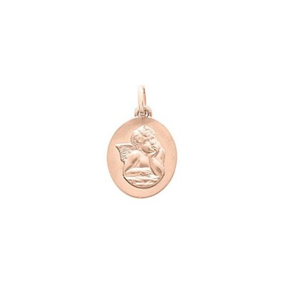 Médaille Ange en or rose