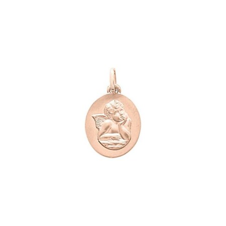 Médaille Ange en or rose