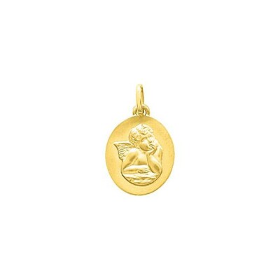 Médaille ange en or jaune