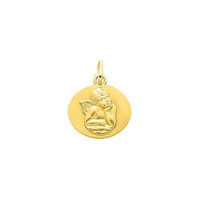 Médaille ange en or jaune