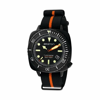 Montre Briston Clubmaster Diver Pro HMS Date PVD et Acétate