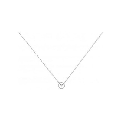 Collier La Garçonne en argent et Diamant