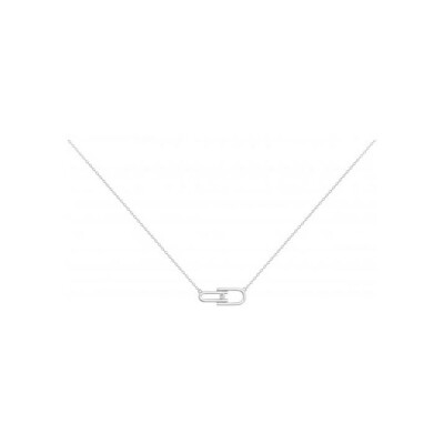 Collier La Garçonne en argent et Diamant