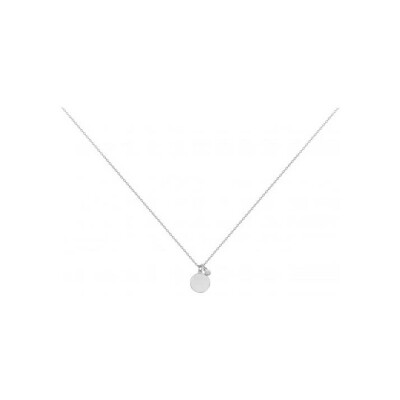 Collier La Garçonne en argent et Diamant