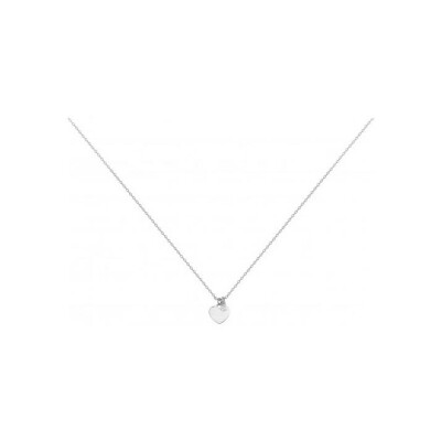 Collier La Garçonne en argent et diamant
