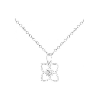 Collier La Garçonne en argent et Diamant