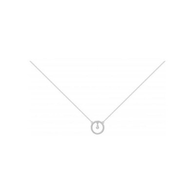 Collier La Garçonne en argent et diamant