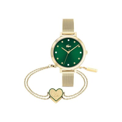 Coffret Lacoste montre et bracelet pour femme