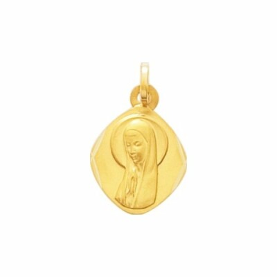 Médaille Vierge en or jaune