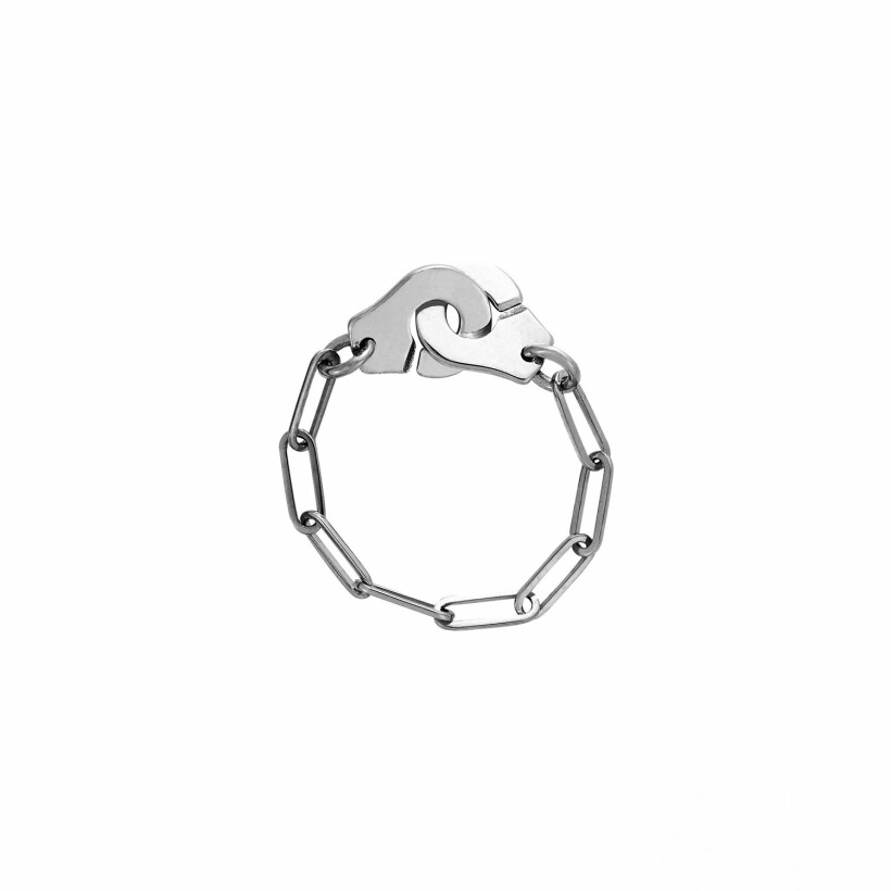 Menottes dinh van R7 chain ring, white gold