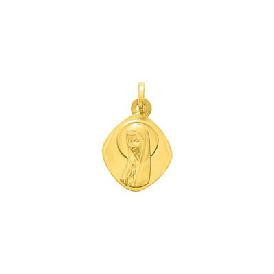 Médaille Vierge en or jaune