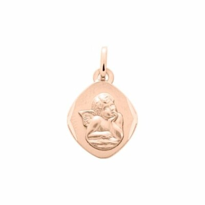 Médaille ange en or rose