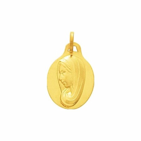 Médaille Vierge en or jaune