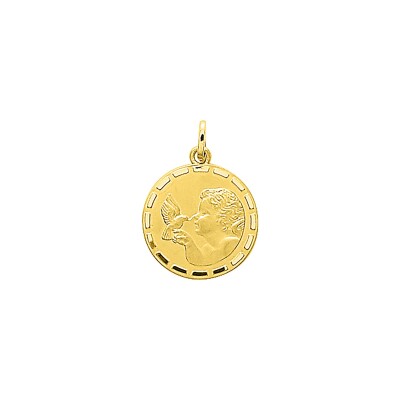 Médaille ange en or jaune