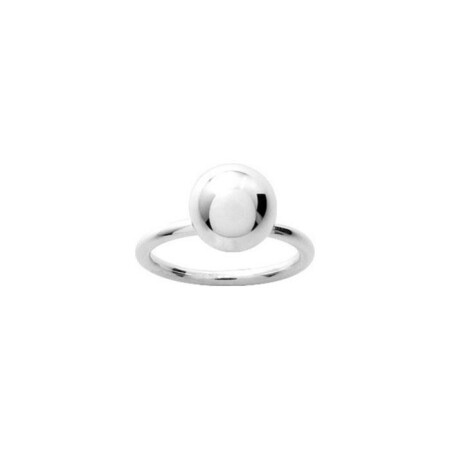 Bague en argent rhodié