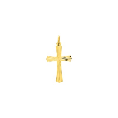 Pendentif croix en or jaune