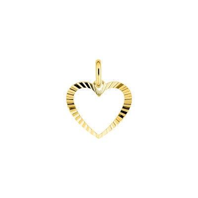 Pendentif coeur en or jaune