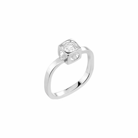 Bague dinh van Le Cube Diamant en or blanc et diamant