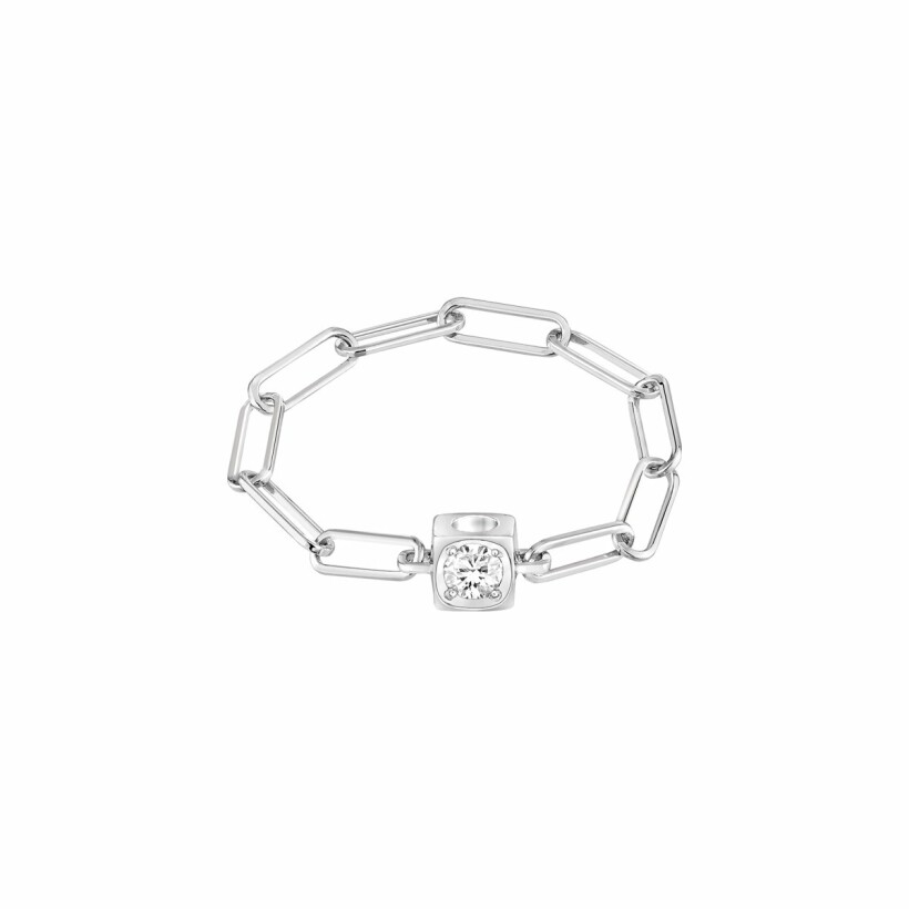 dinh van Le Cube Diamant ring, white gold, diamond