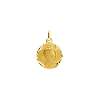 Médaille Vierge en or jaune