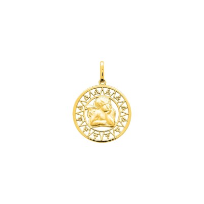 Médaille ange en or jaune