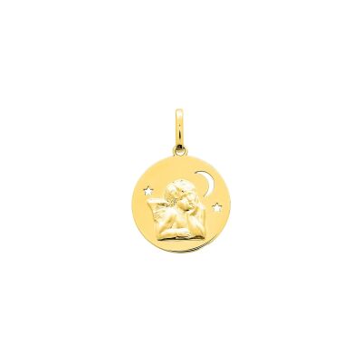 Médaille ange en or jaune