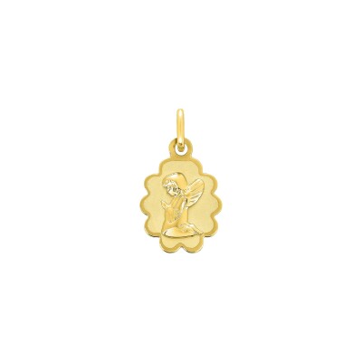 Médaille ange en or jaune