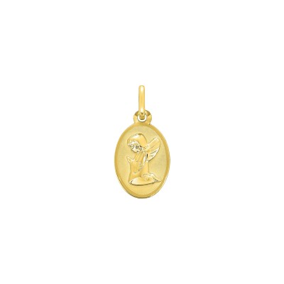 Médaille ange en or jaune