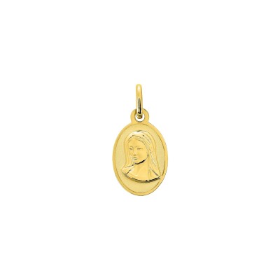 Médaille Vierge en or jaune