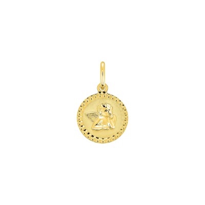 Médaille ange en or jaune