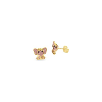 Boucles d'oreilles en or jaune