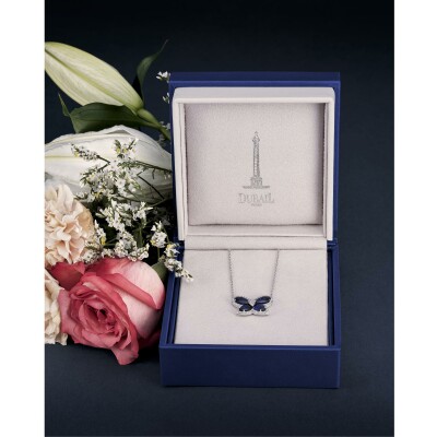 Pendentif diamants or blanc