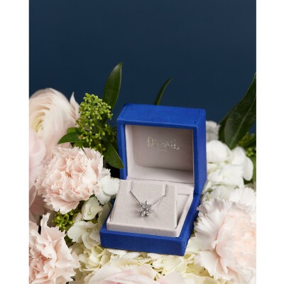 Pendant diamonds white gold