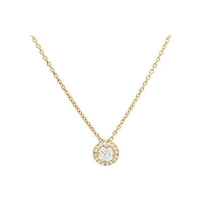 Pendentif diamants or jaune