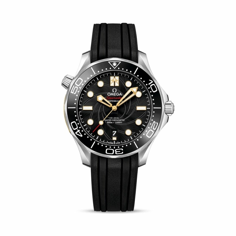Montre OMEGA Seamaster Diver 300M  Master Chronometer 42 mm "James Bond" Edition limitée full set 05/2021