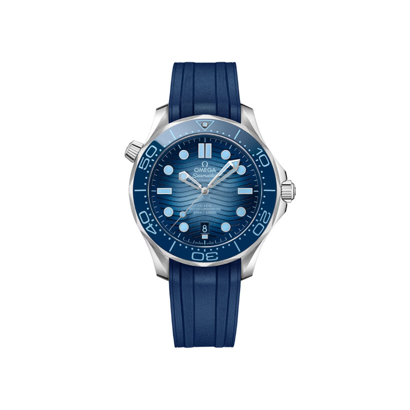 Omega Seamaster Diver 300M Co-Axial Master Chronometer 42mm Summer Blue watch